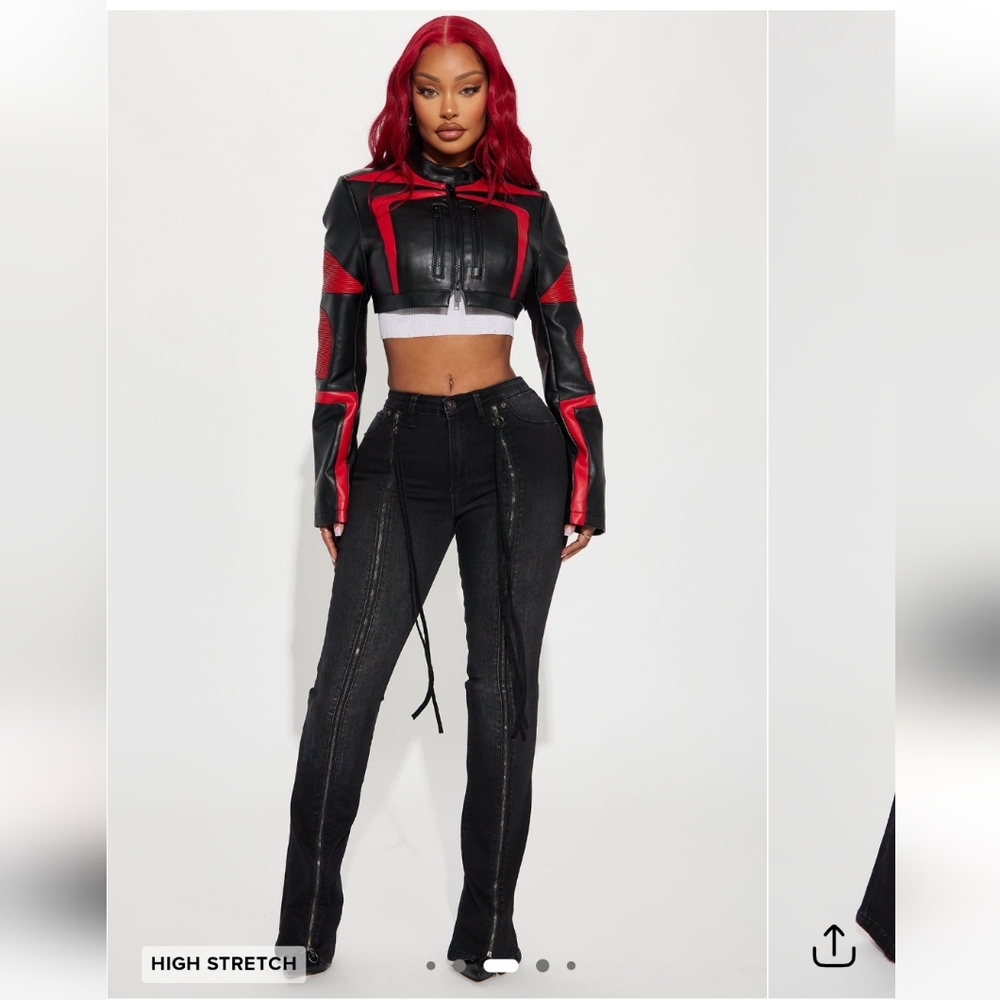 Fashion Nova Black Flare Jeans